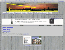 Tablet Screenshot of eigenheimforum.com